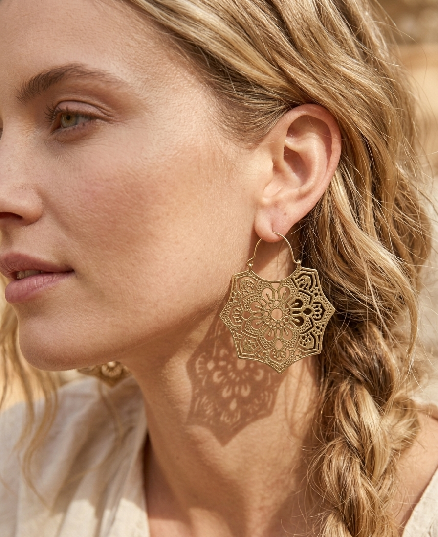 Boucles d'oreilles Fleury B
