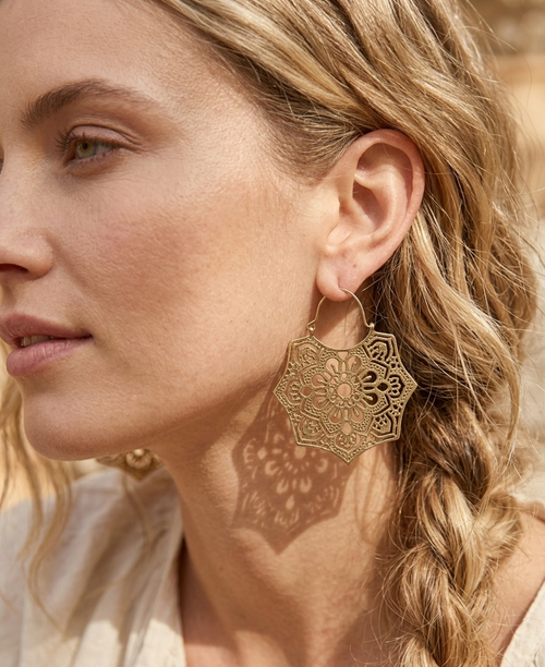 Boucles d'oreilles Fleury B