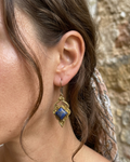 Boucles d'oreilles Lapis B