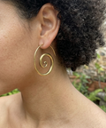 Boucles d'oreilles Spirale B