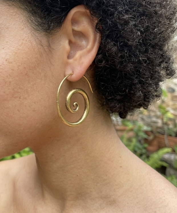 Boucles d'oreilles Spirale B