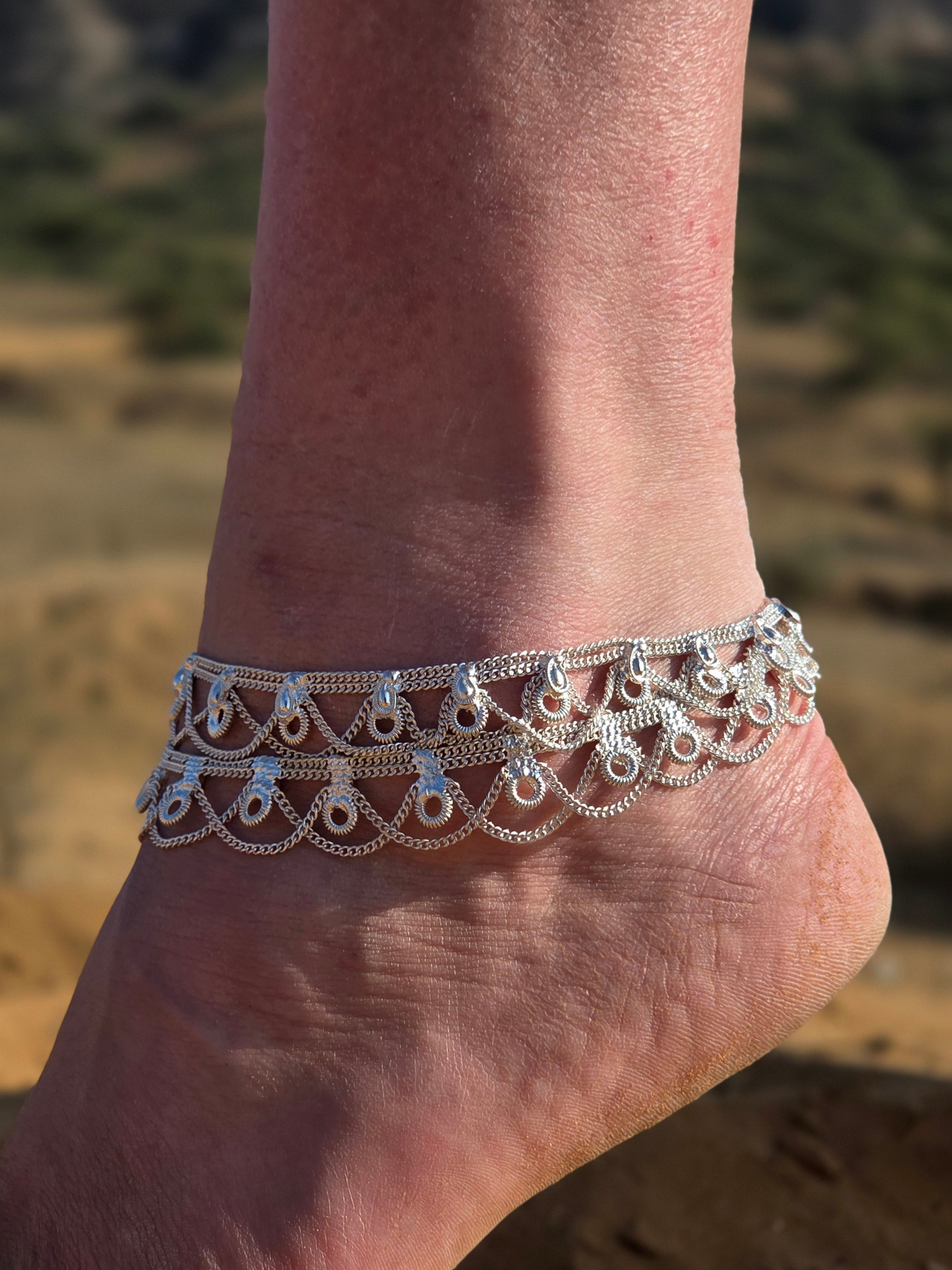 Torsade bracelet de cheville